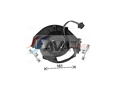 Electric Motor, interior blower AI8452 Ava Quality Cooling, Image 3