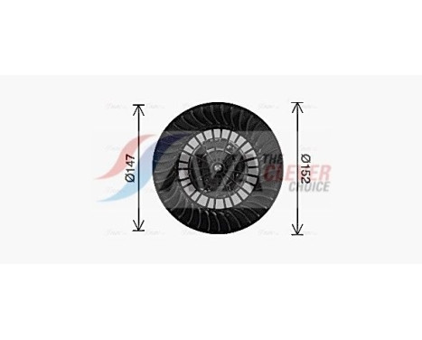 Electric Motor, interior blower BW8612 Ava Quality Cooling