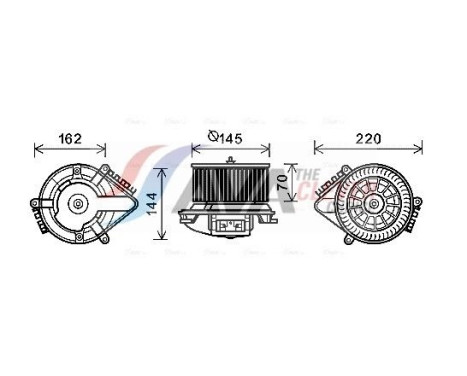 Electric Motor, interior blower CN8505 Ava Quality Cooling
