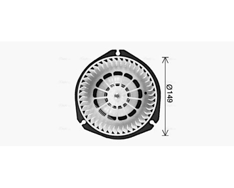 Electric Motor, interior blower CT8082 Ava Quality Cooling, Image 2