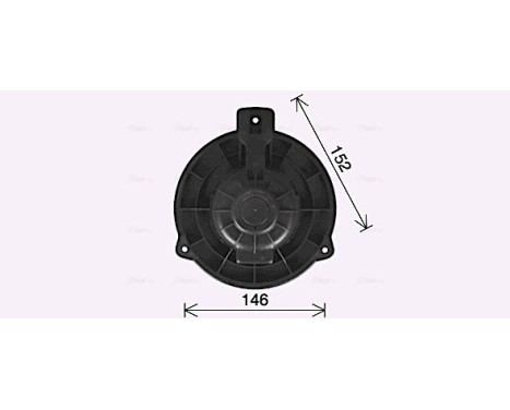 Electric Motor, interior blower KA8309 Ava Quality Cooling