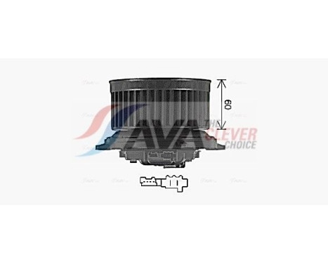Electric Motor, interior blower MS8765 Ava Quality Cooling, Image 2