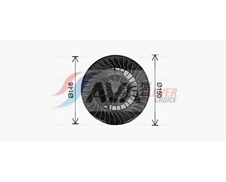 Electric Motor, interior blower MS8766 Ava Quality Cooling
