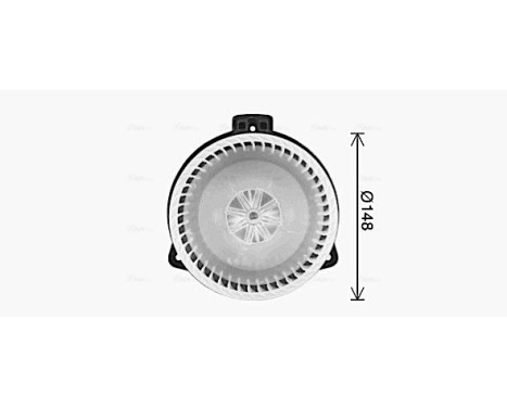 Electric Motor, interior blower VO8306 Ava Quality Cooling, Image 2