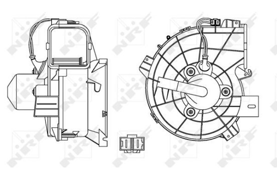 Heater fan 34153 NRF, Image 2