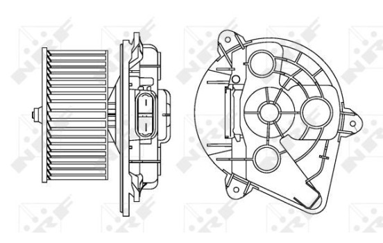 Heater fan 34156 NRF, Image 3