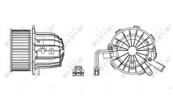 Heater fan 34163 NRF, Image 2