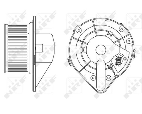 Heater fan 34164 NRF, Image 4