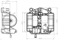 Heater fan 34281 NRF