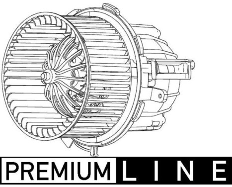 Heater fan AB 115 000P Mahle
