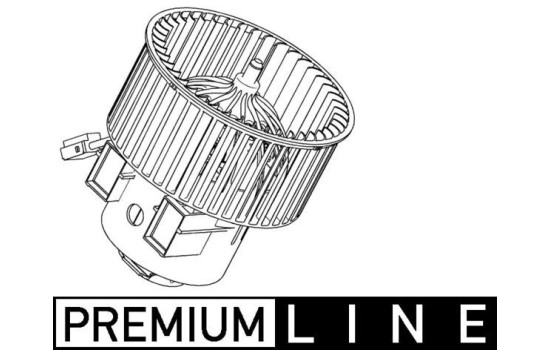 Heater fan AB 116 000P Mahle