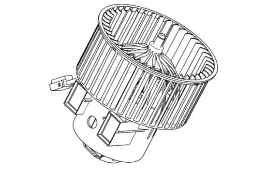 Heater fan AB 116 000P Mahle, Image 2