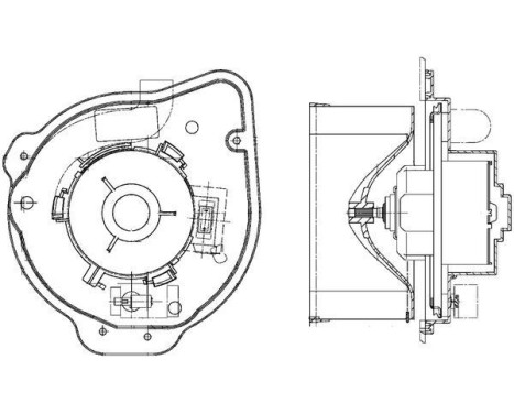 Heater fan AB 135 000P Mahle, Image 3