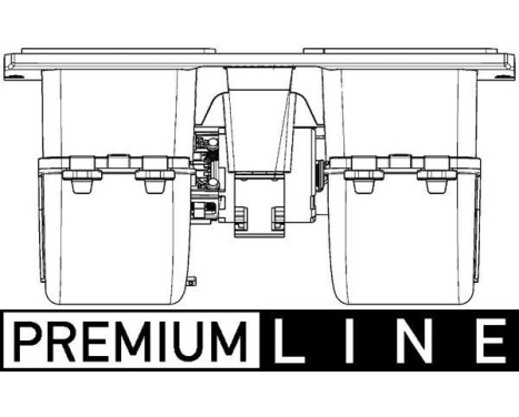 Heater fan AB 175 000P Mahle, Image 2
