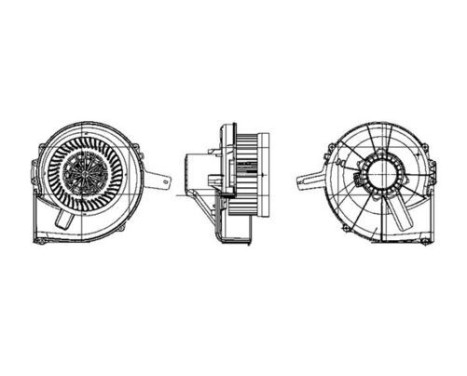 Heater fan AB 21 000P Mahle, Image 2