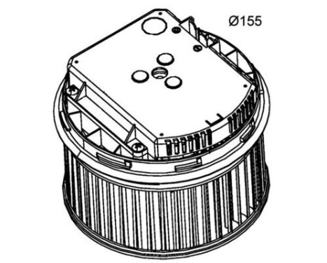 Heater fan AB 262 000P Mahle, Image 3