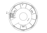 Heater fan AB 264 000P Mahle