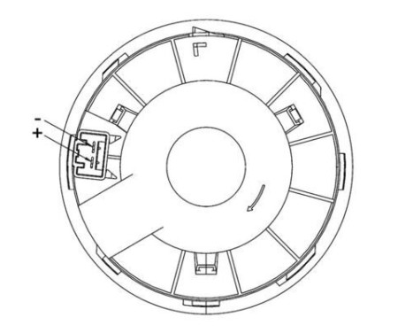 Heater fan AB 264 000P Mahle