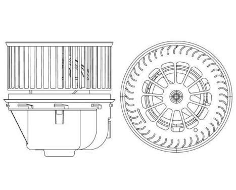 Heater fan AB 264 000P Mahle, Image 2