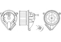 Heater fan AB 271 000S Mahle