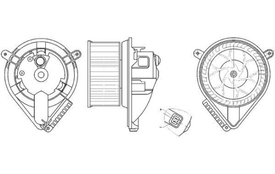 Heater fan AB 272 000S Mahle, Image 2
