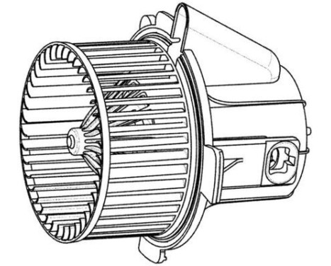 Heater fan AB 32 000P Mahle, Image 2