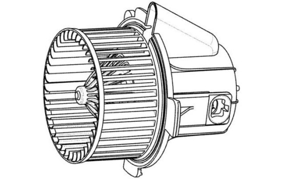 Heater fan AB 32 000P Mahle, Image 2
