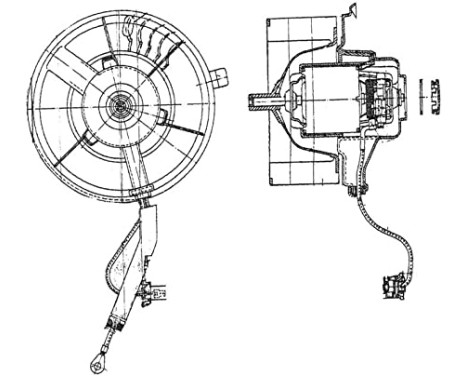 Heater fan AB 37 000P Mahle