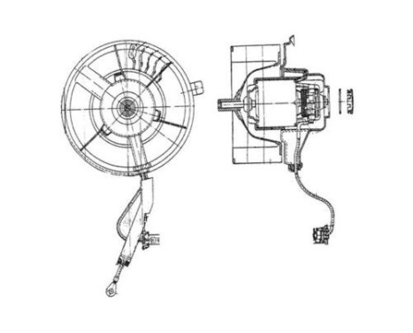 Heater fan AB 37 000P Mahle, Image 3