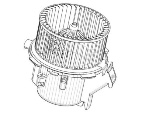 Heater fan AB 41 000P Mahle, Image 3