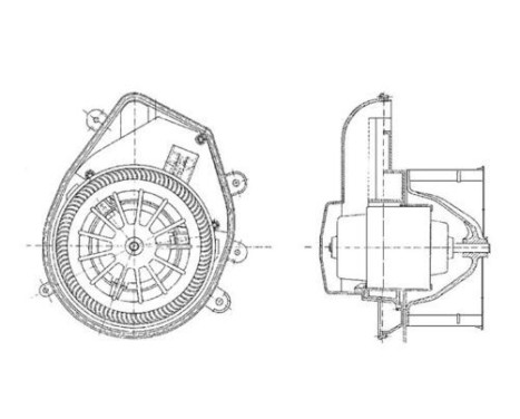 Heater fan AB 54 000P Mahle, Image 3