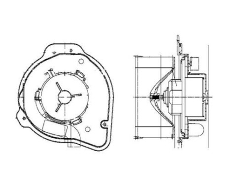 Heater fan AB 58 000P Mahle, Image 3