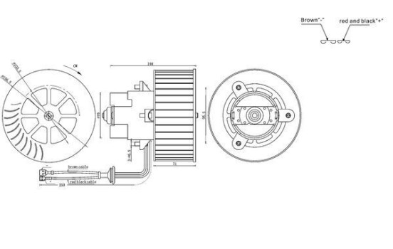 Heater fan AB 6 000S Mahle, Image 2