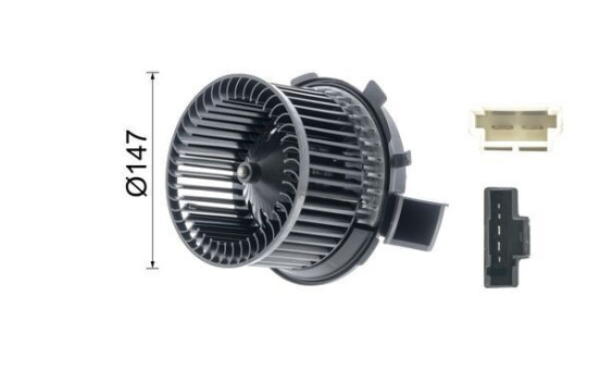 Heater fan AB 67 000P Mahle, Image 13