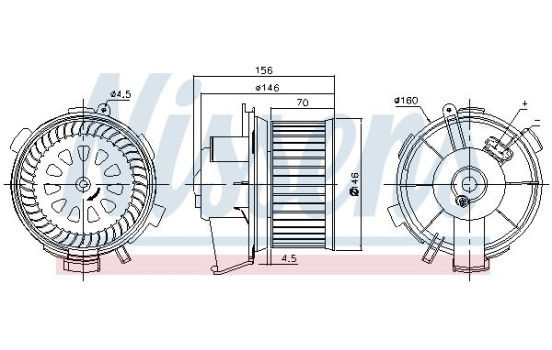Interior Blower 87181 Nissens, Image 6