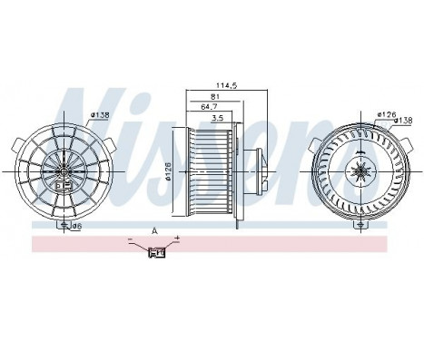 Interior Blower 87203 Nissens, Image 6