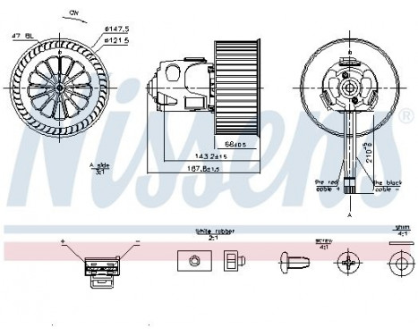 Interior Blower 87240 Nissens, Image 6