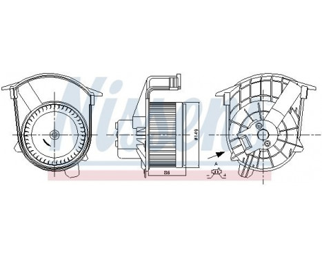 Interior Blower 87262 Nissens, Image 6