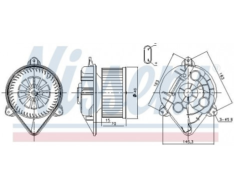 Interior Blower 87265 Nissens, Image 6
