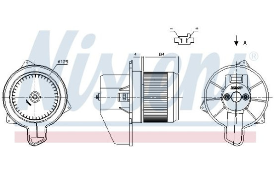 Interior Blower 87306 Nissens, Image 6