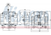 Interior Blower 87461 Nissens