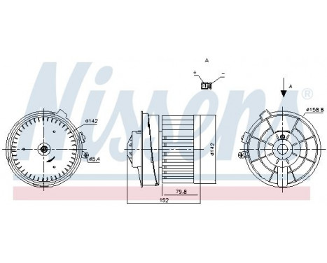 Interior Blower 87721 Nissens, Image 5