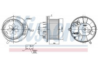 Interior Blower 87762 Nissens