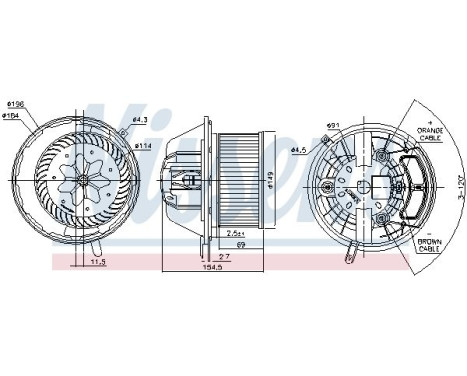 Interior ventilation 87112 Nissens