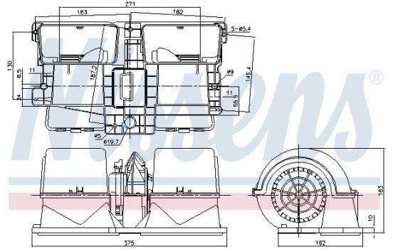 Interior ventilation 87134 Nissens