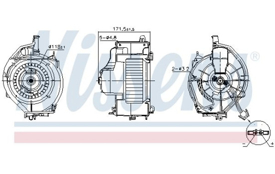 Interior ventilation 87478 Nissens