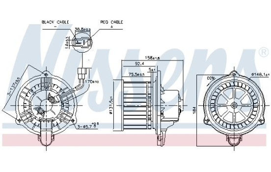 Interior ventilation 87537 Nissens
