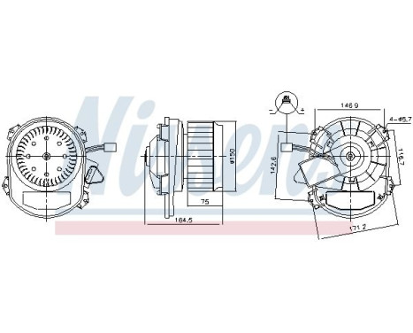 Interior ventilation 87551 Nissens, Image 6