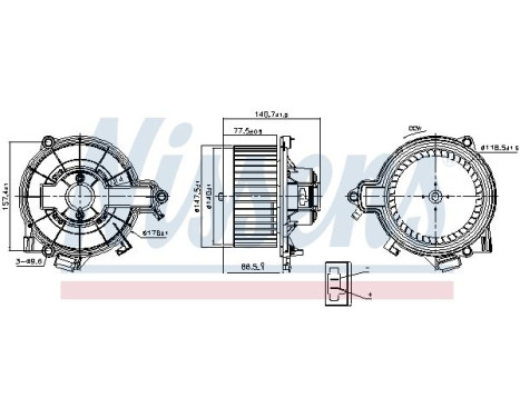 Interior ventilation 87616 Nissens