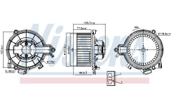 Interior ventilation 87616 Nissens